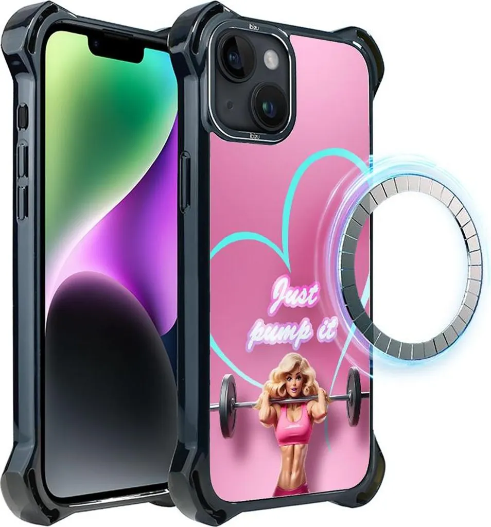 Coque iPhone 14 Plus Incassable MagSafe IBIZU DropGuard Ultra #Move Art