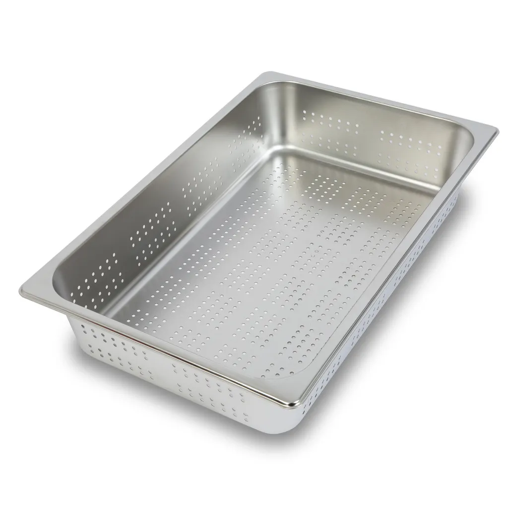 Bacinella Forata VERTES GN 1/1 h100mm - Acciaio Inox Alta Resistenza