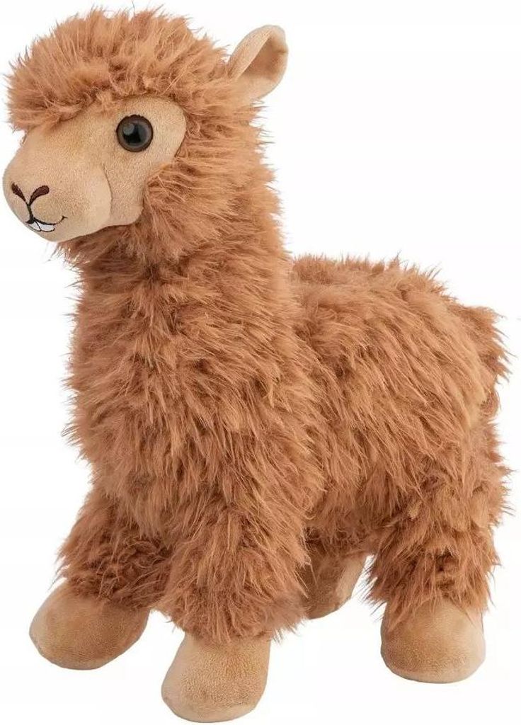 Maskotka Alpaka Brązowa Lama - 30cm Zdjęcie produktu 