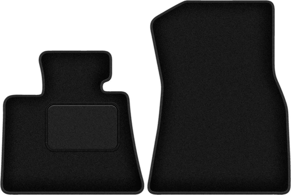 Tappetini Auto Velour per BMW X7 G07 2018- | Anteriori Neri 2 Pezzi
