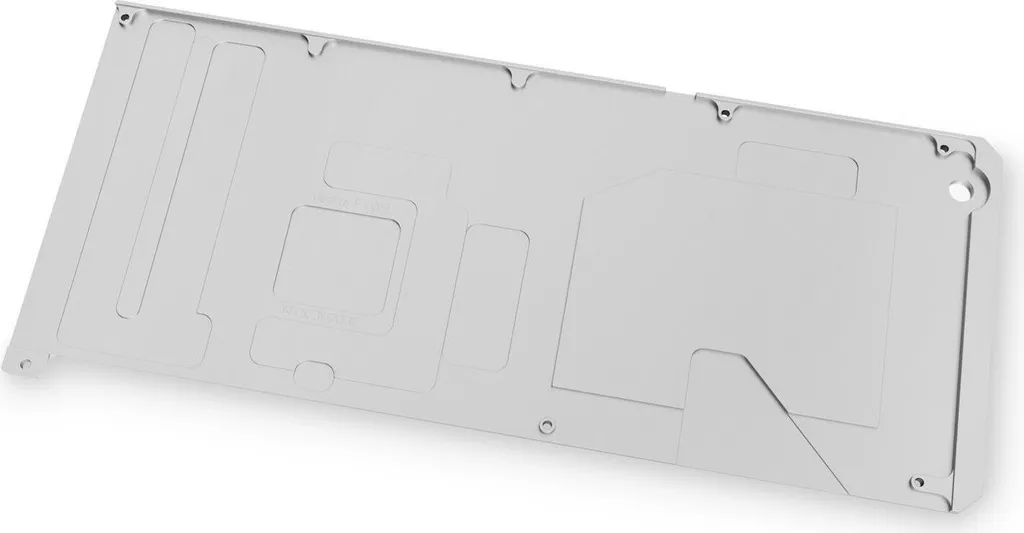 Backplate EK-Quantum Vector FTW3 Nickel Argenté avec Filetage 1/4 Pouce