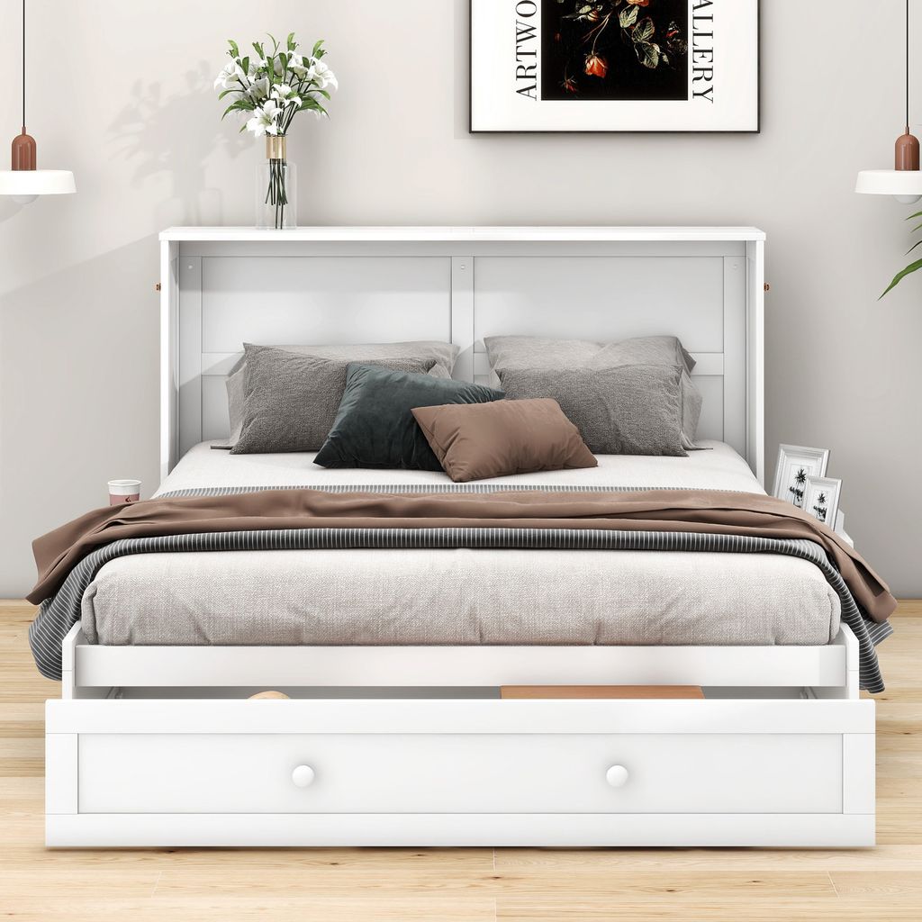 MODFU Holzbett Verwandelbare Plattformbett 140x200cm, Produktbild 