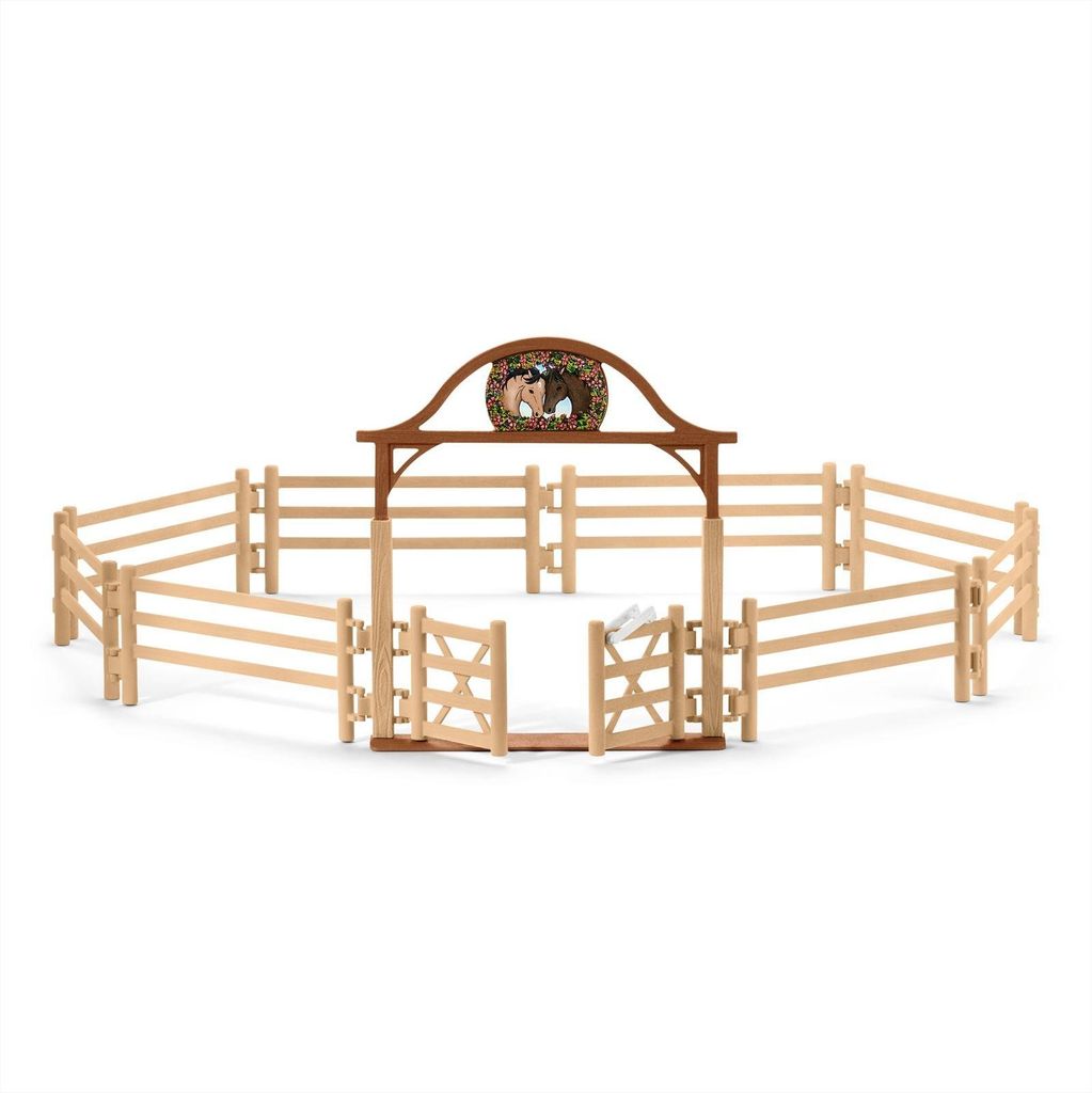 Schleich Horse Club wybieg z bramką wejściową, wybieg, Zdjęcie produktu 