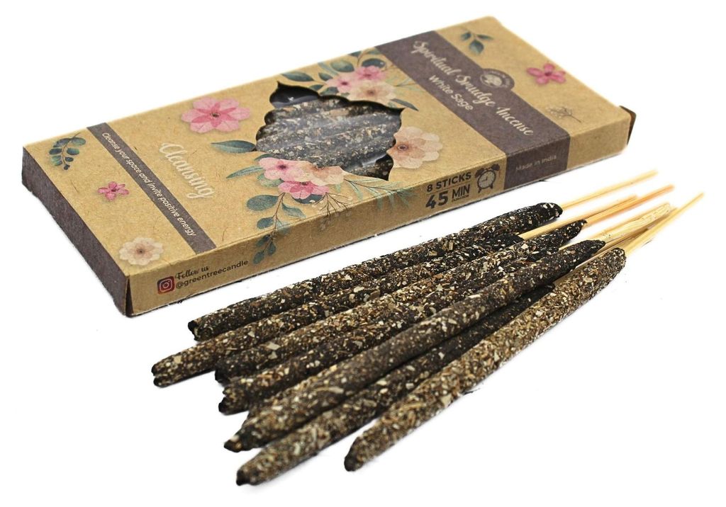 Bâtonnets d'encens Green Tree Spiritual Smudge \Sage Image du produit 