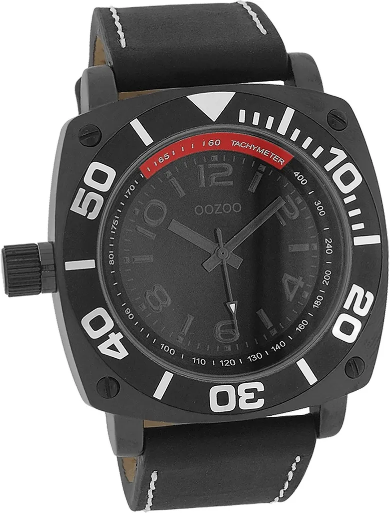 Oozoo Orologio Uomo Pelle Nero D2UOC2284A - Eleganza al Quarzo Shop