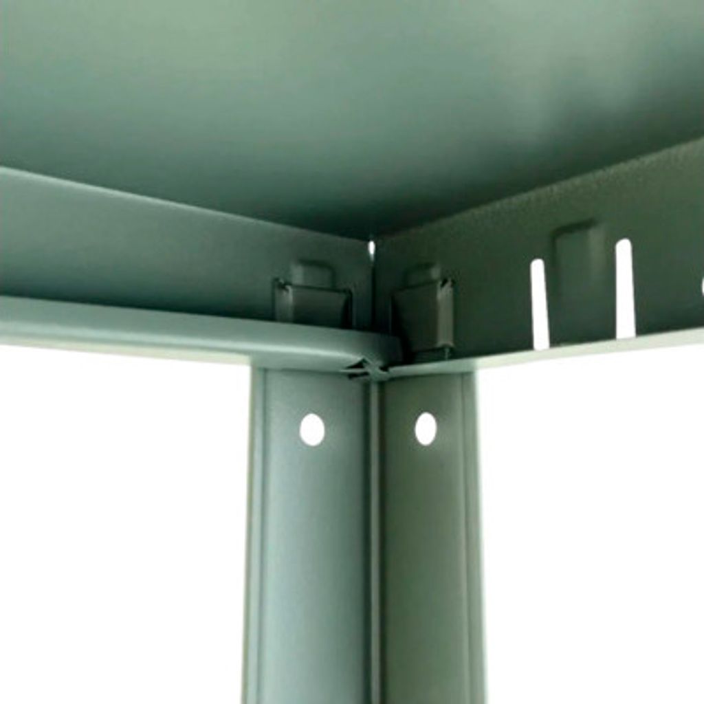 Steckregal Schulte grün 180x100x40 cm 4 Böden Tragkraft 260 Produktbild 