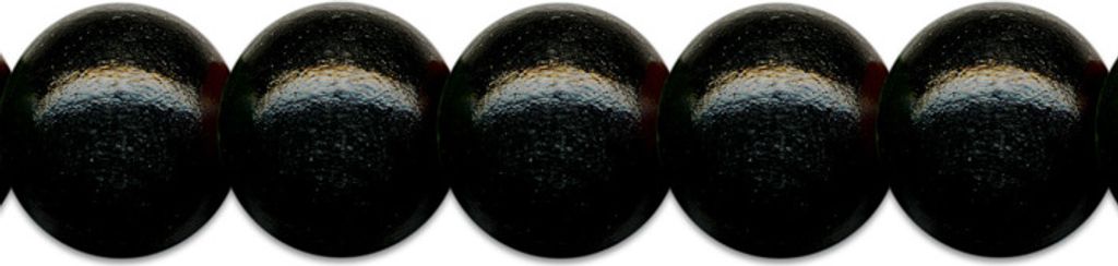 85 Holzperlen  8mm Perlen  basteln schwarz Produktbild 