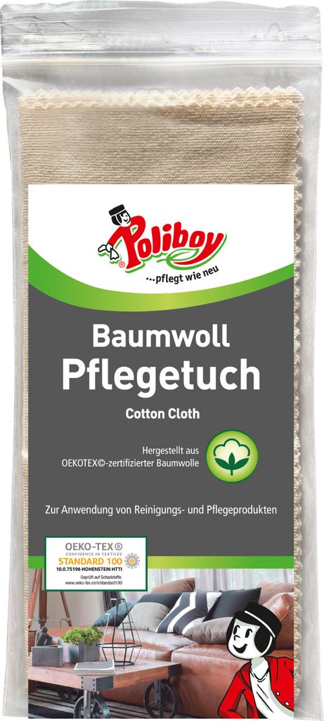 Bavlněný čisticí hadřík Poliboy – 1 ks – pro snadné Obrázek produktu 