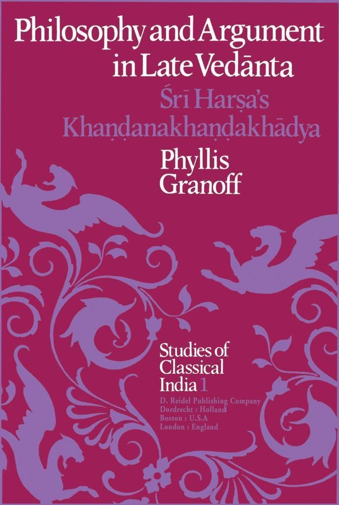 Philosophy and Argument in Late Ved¿nta