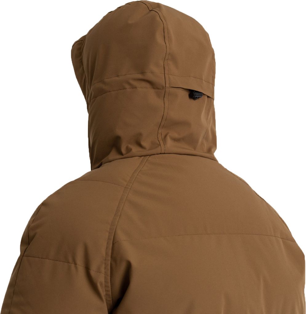 Revolution Herren Mantel Long Puffer Jacket, Größe:XXL, Farben:brown