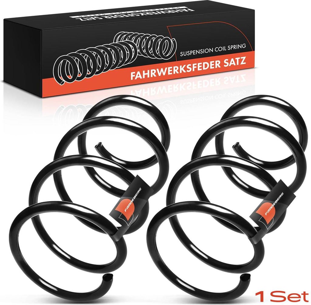 Frankberg 2x Fahrwerksfeder Vorderachse für BMW 6er E63 4.4L 2004-2005
