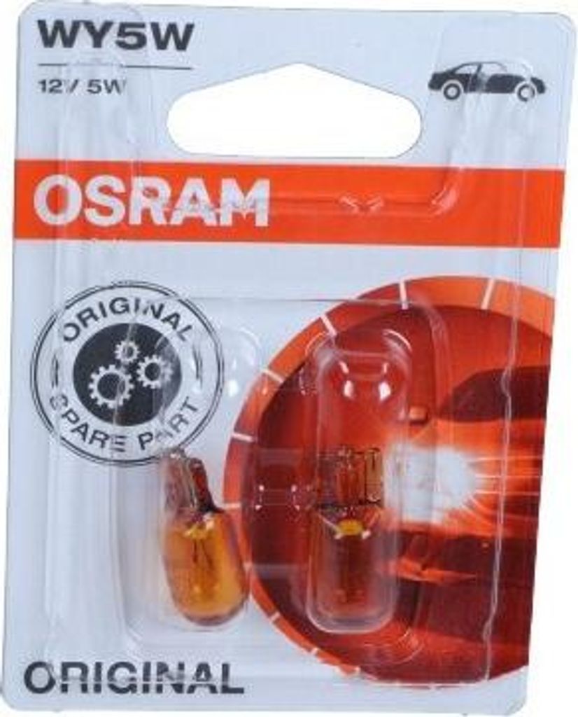 OSRAM ORIGINAL WY5W W2.1x9.5d 12 V/5 W (2 sztuki w Zdjęcie produktu 