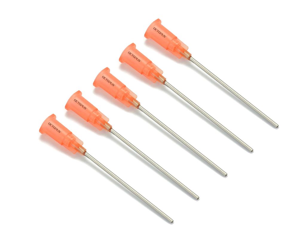 Stumpfe Kanüle mit 1,2 mm Durchmesser und 40 mm Länge