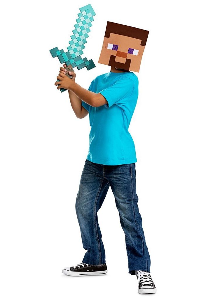 Minecraft Maske + Schwert