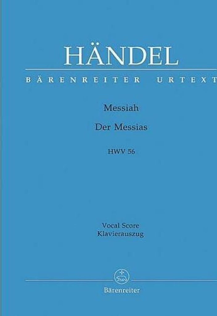 Der Messias HWV 56 (deutsch-englisch), Klavierauszug