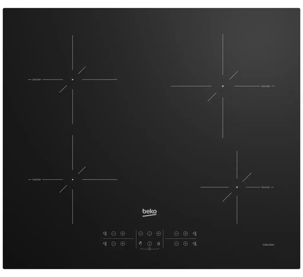 Table induction Beko 60cm 4 foyers 7,2kW - SmartAccess