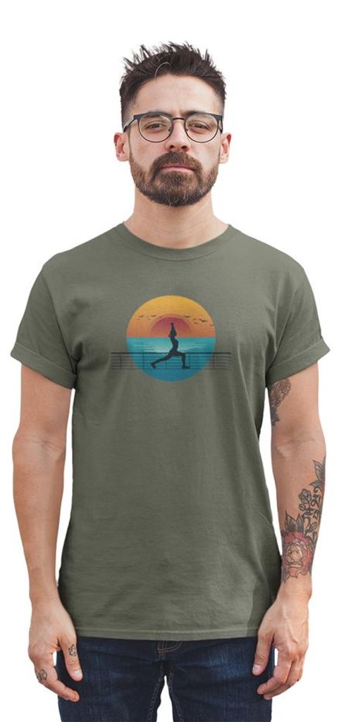 D&B Uni Polo ST00192 Yoga MilitärGrün-Größe S