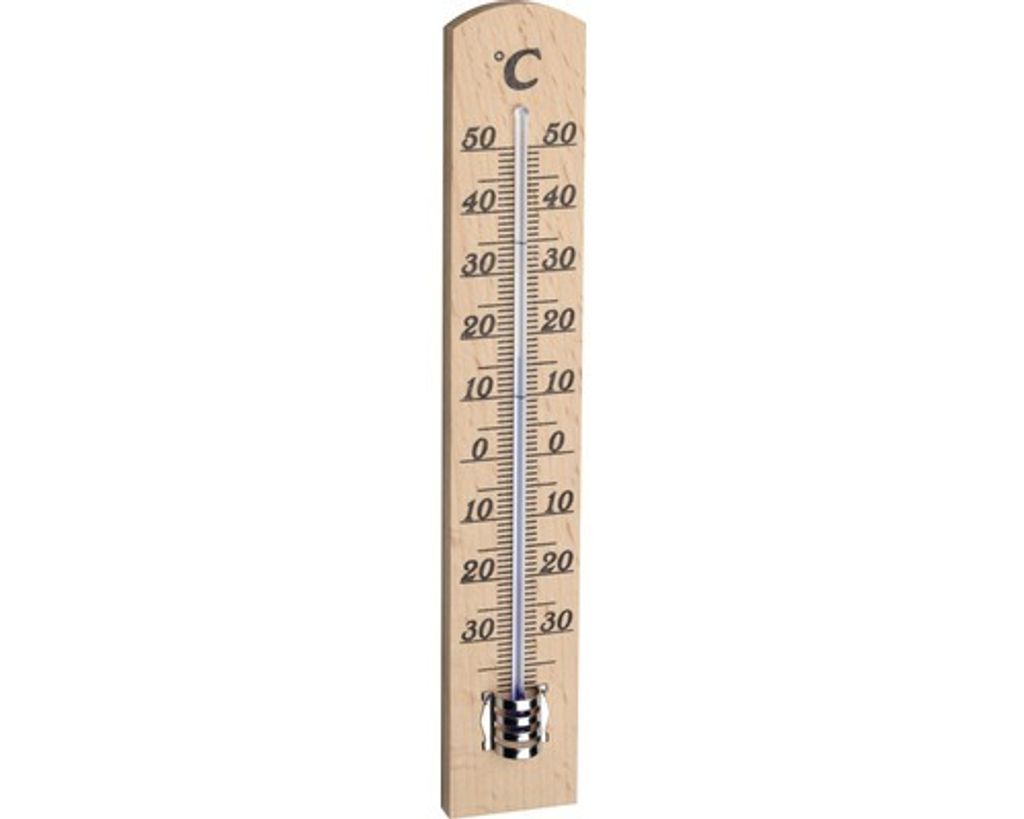 Pokojový teploměr TFA 12.1004 dřevěný 35 x 206 mm buk Obrázek produktu 2