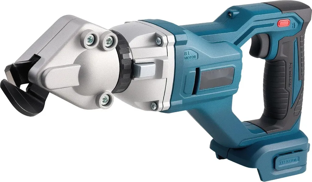 Cisaille à métaux sans fil tête pivotante 360° - Coupe acier 1,2 mm