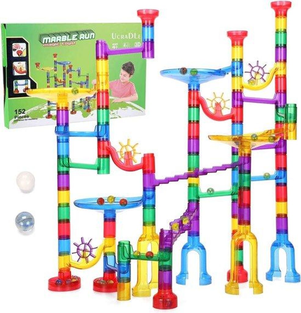 Kralen Kogelbaan Set mit 152 Teilen in Multicolor - Lernspielzeug für Kinder ab 4 Jahren