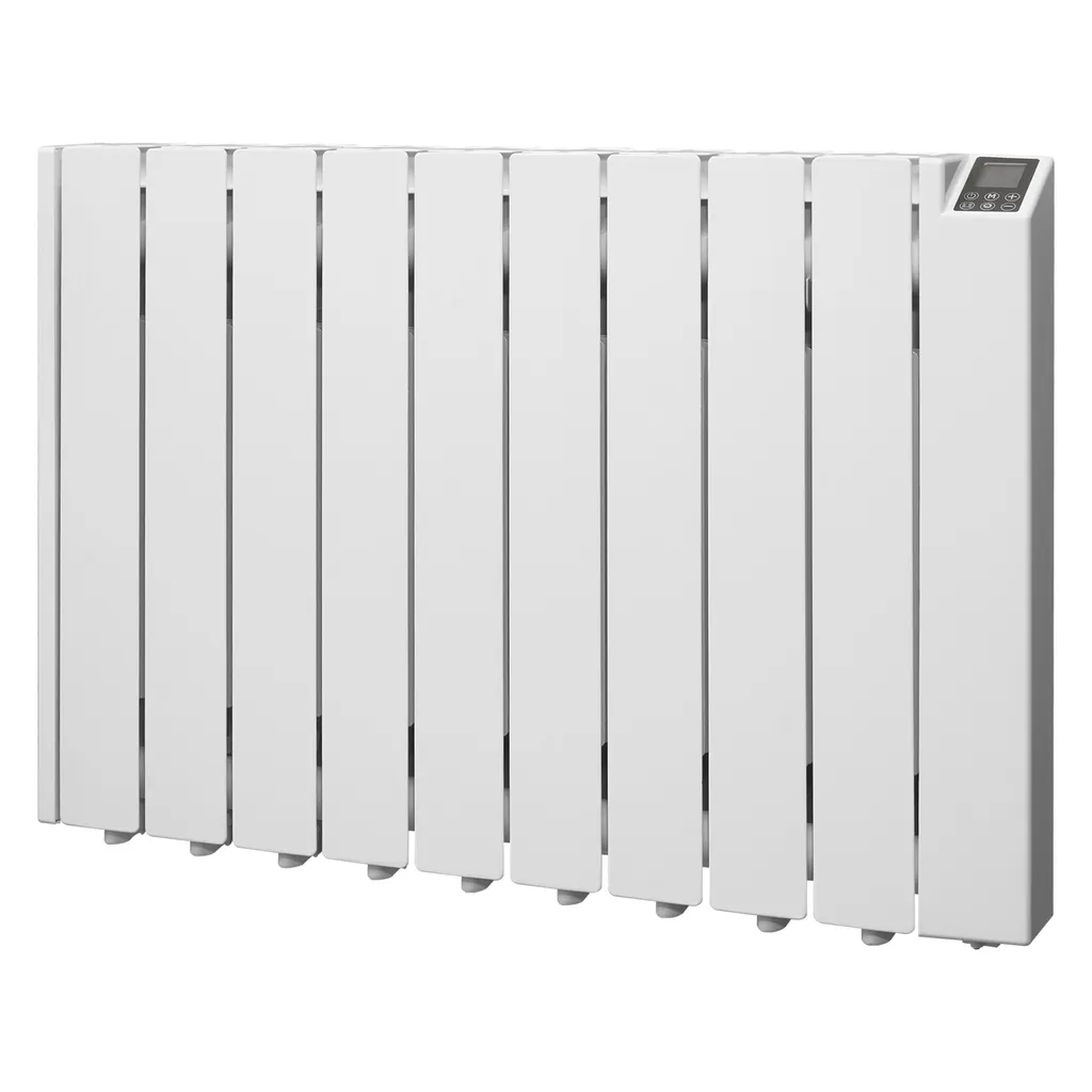 Radiateur Électrique 1500W Adam Alba Blanc avec Thermostat Réglable