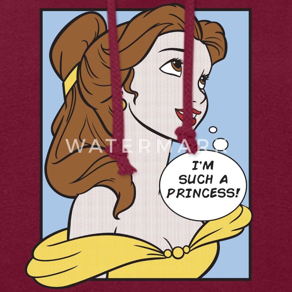 Belle Mit Spruch I'm Such A Princess Damen Hoodie, XXL, Bordeaux