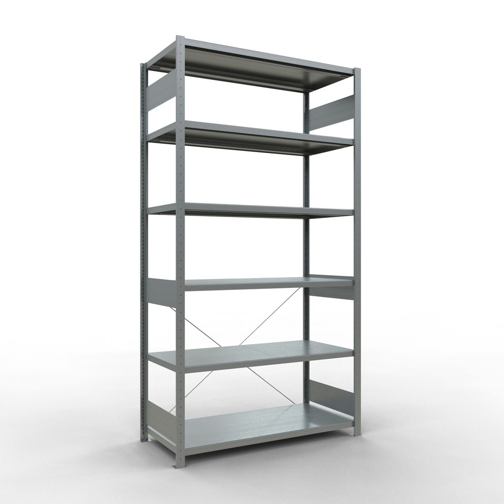 Stecksystem Grundregal - 2500x1300x600 mm, Typ  250 kg Produktbild 