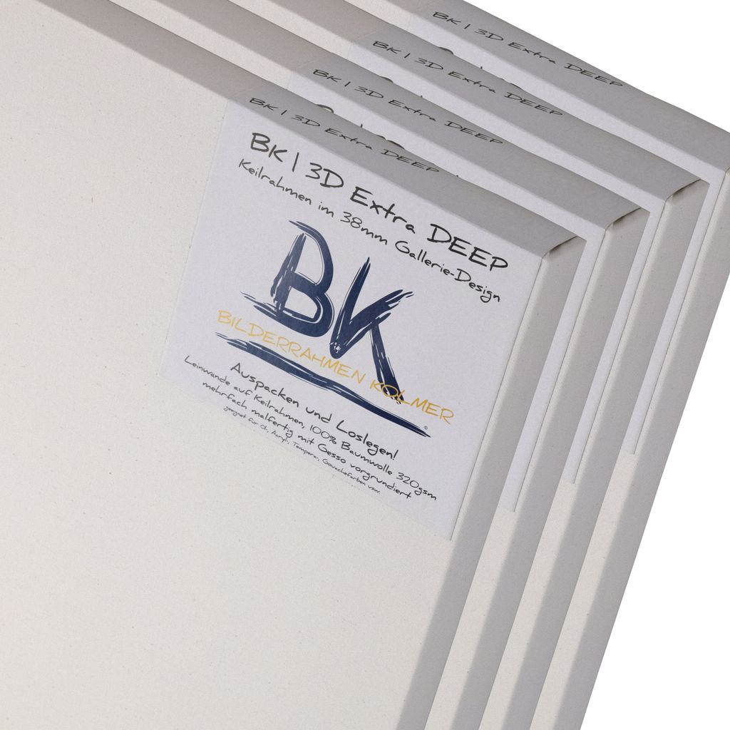 4x BK DEEP EDGE KEILRAHMEN 60x60 cm | Leinwände extra hohen Produktbild 