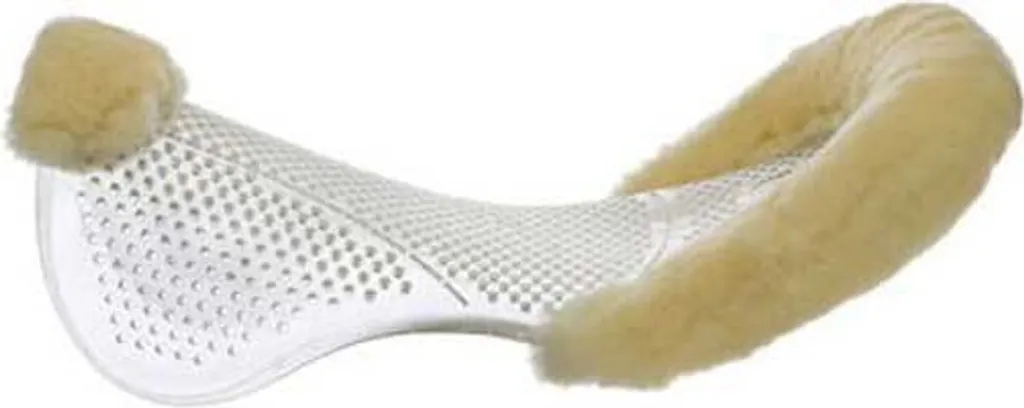 Éviter les glissements de selle avec le demi-tapis silicone beige Full