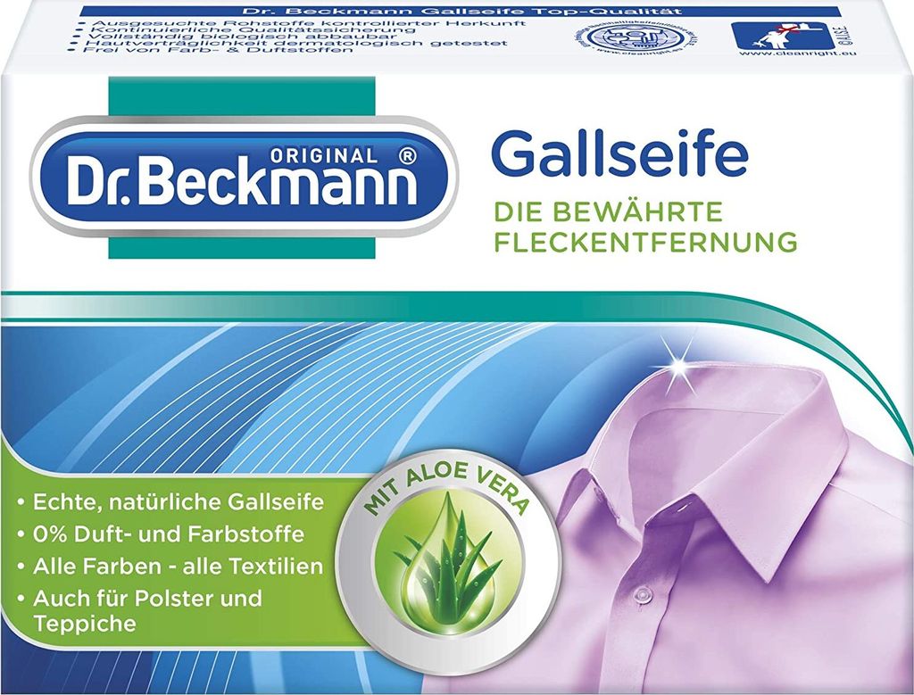Dr Beckmann Gall Soap Bar Odplamiacz do mydła Aloe Vera Zdjęcie produktu 