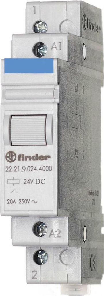 Finder Relais d'installation 1S 20A 12VDC 22.21.9.012.4000 Image du produit 