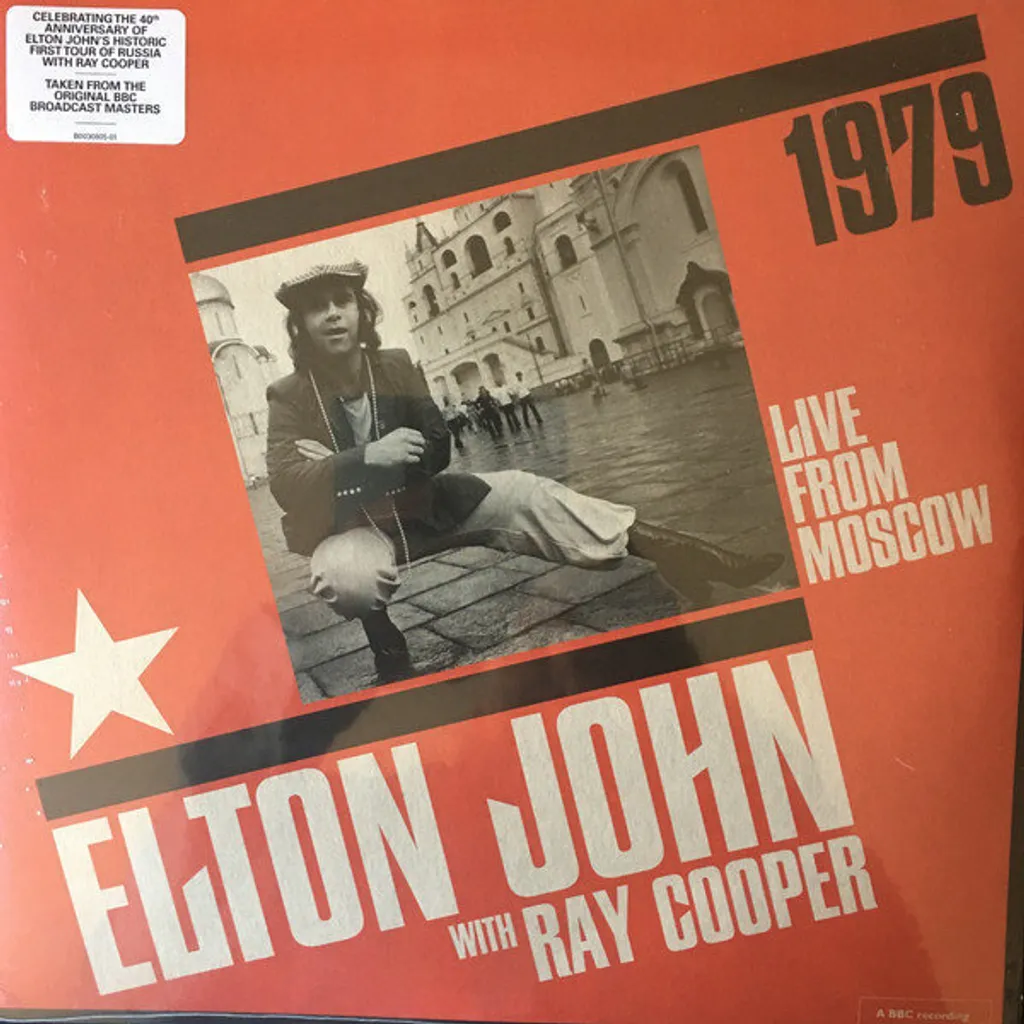 Album Vinyle Elton John Live From Moscow 2 LP Version Intégrale Noir