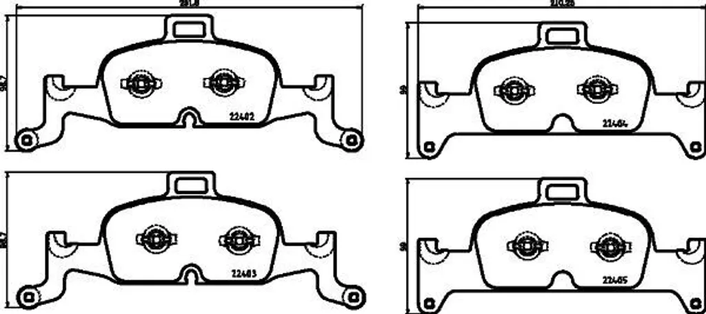 Plaquettes de frein avant haute qualité pour Audi A5 A7 et Q5 Quattro