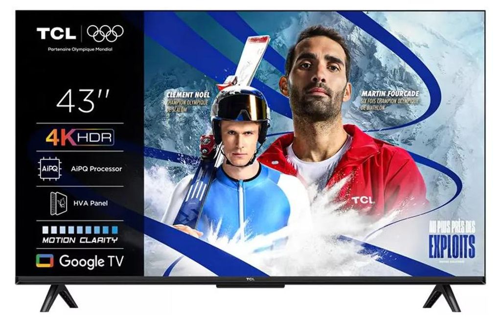 TCL 43P69K TV 109,2 cm (43") 4K Ultra HD Smart TV Wi-Fi Image du produit 