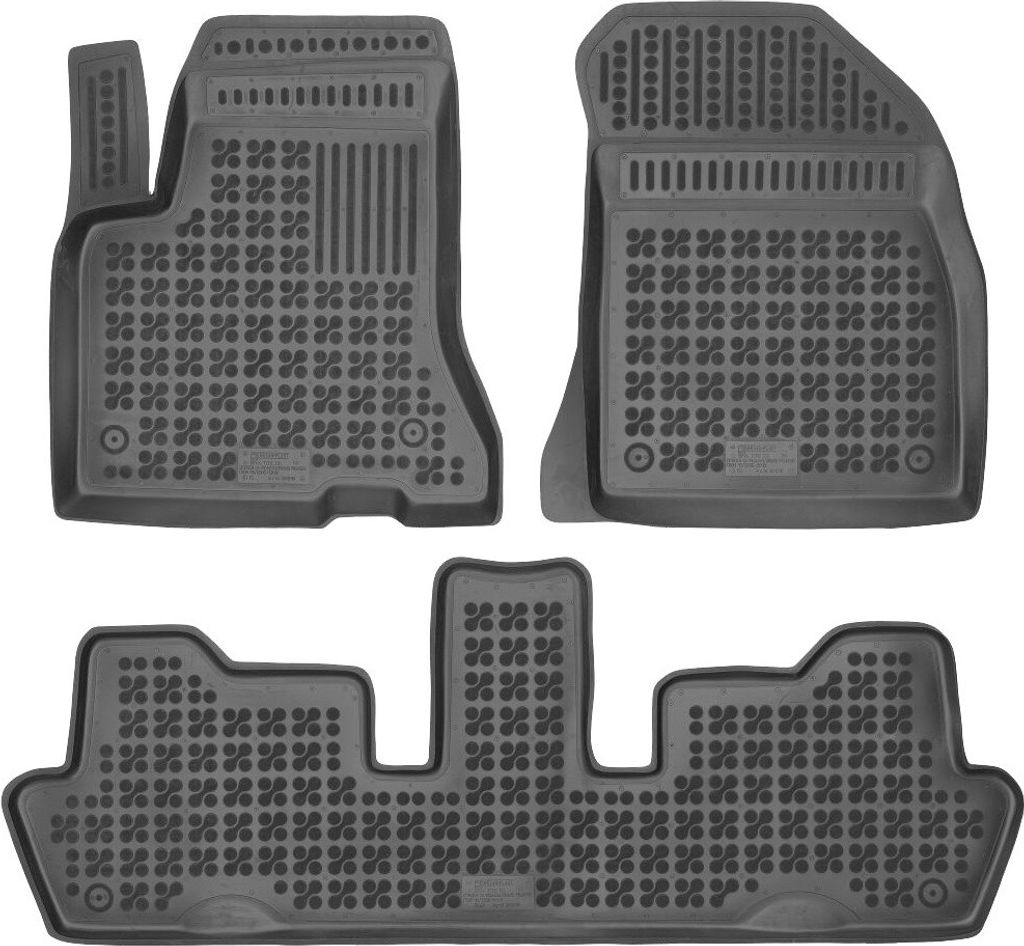 Tapis de sol caoutchouc Citroen C4 Picasso 2006-2013 (5 Image du produit 
