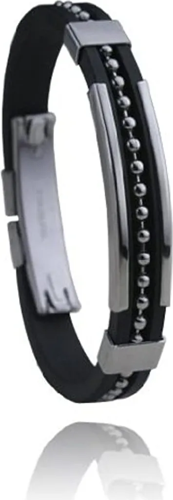 Bracciale Katushuk BG-028 | Design Artigianale Acciaio e Sfere