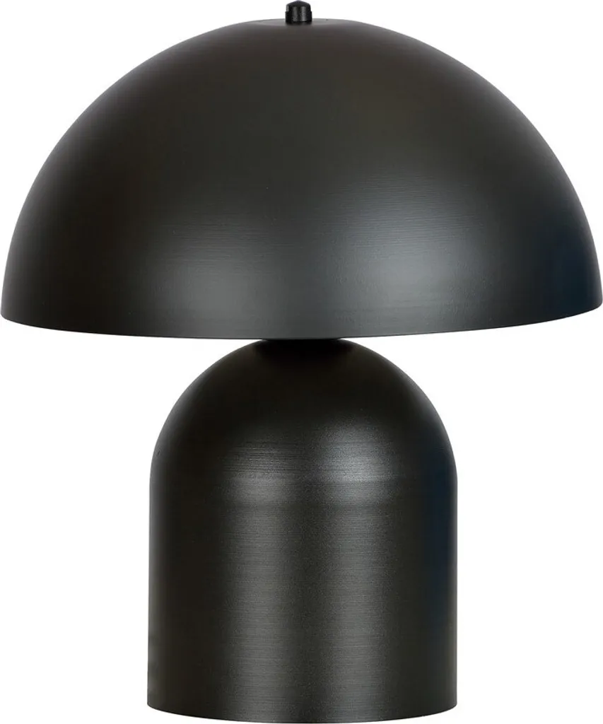 Lampe de chevet minimaliste noire KAVA LN1 - Luminaire métal E27 25cm