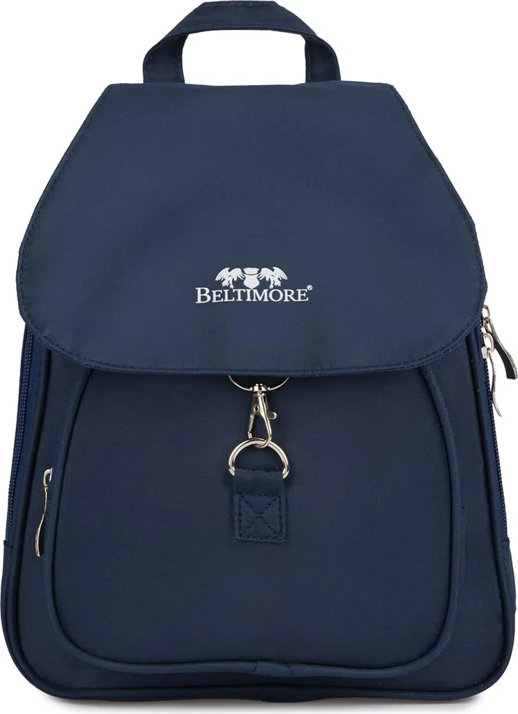Sac à dos femme bleu marine petit format léger et imperméable chic