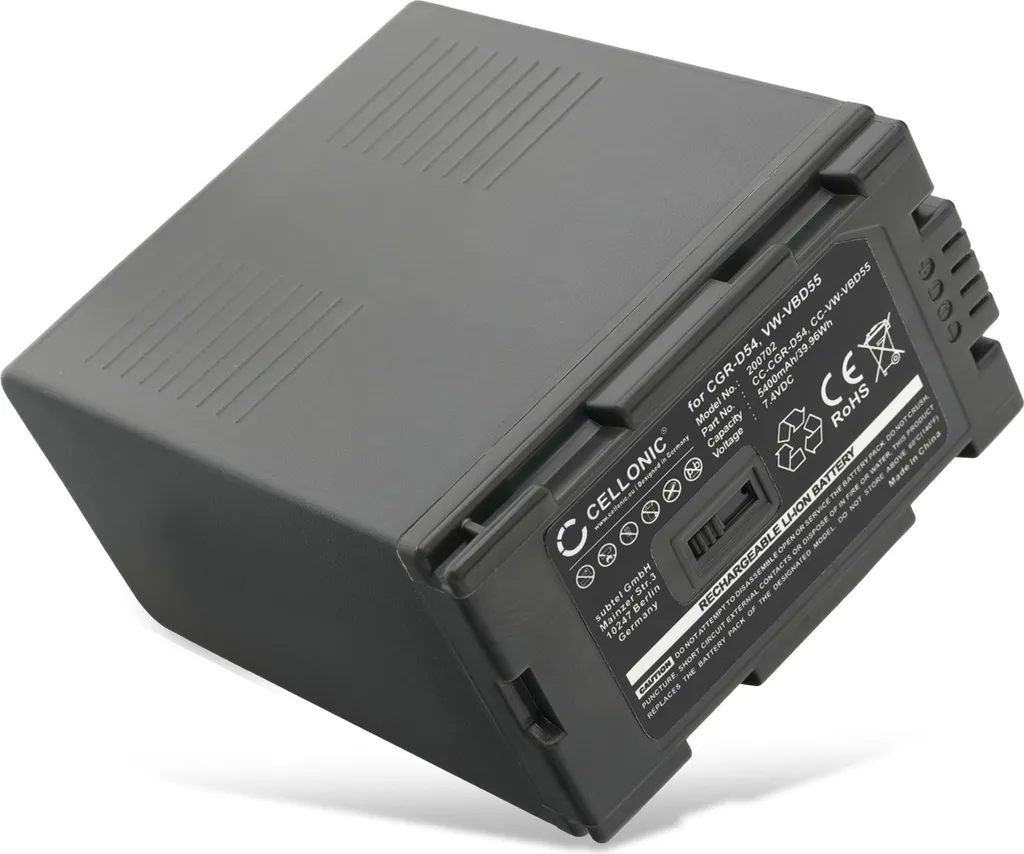 Batteria Potenziata per Panasonic AG-DVX200 AG-DVX100 | subtel 7.4V