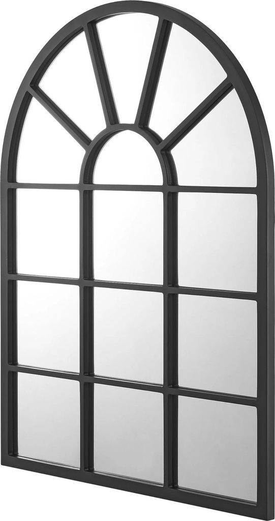 In And OutdoorMatch Spiegel Vikkie - MDF - 80x60 cm - Schwarz