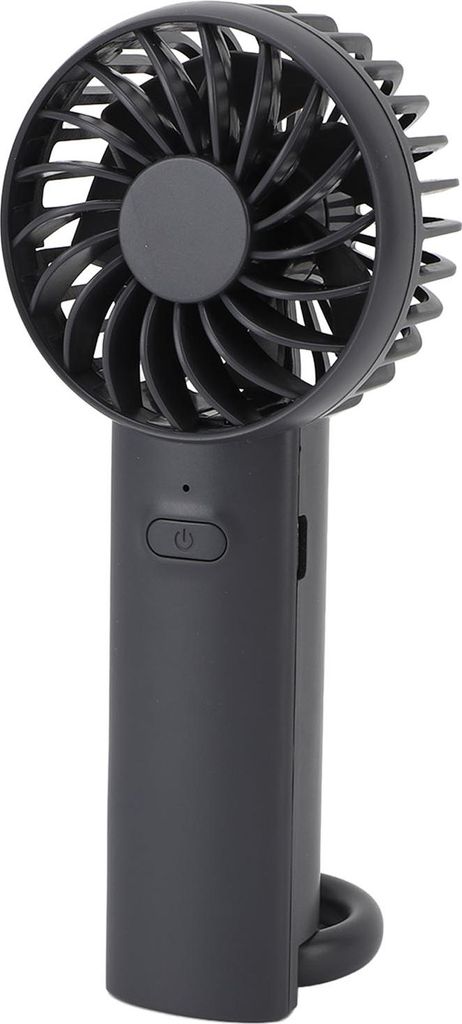 Tragbarer Handventilator mit Haken 3 Geschwindigkeiten Leise Wiederaufladbare Batterie Leichter Taschenventilator für die tägliche Reise Strand R...