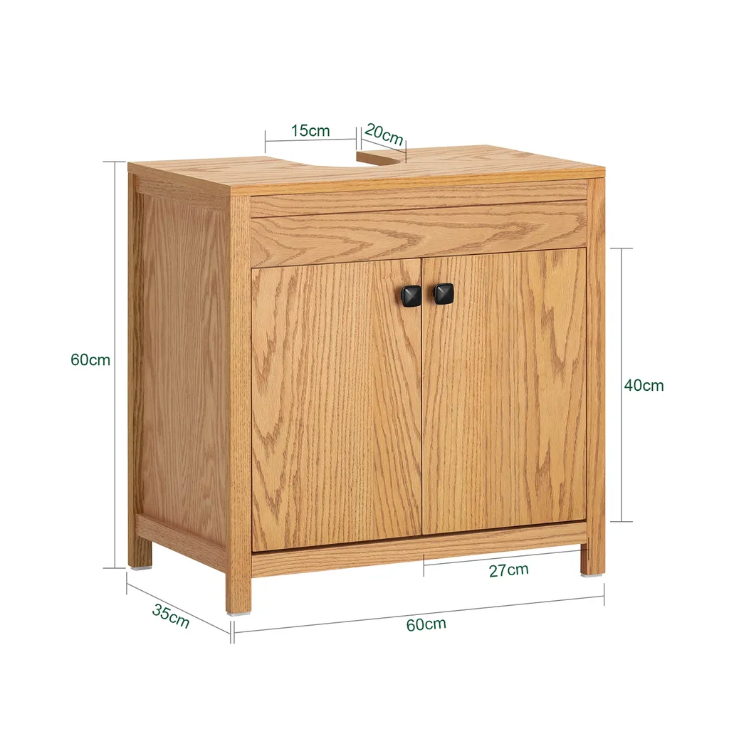 Rangement sous-lavabo 60x60x35cm pour Optimiser les Petites Surfaces - 4