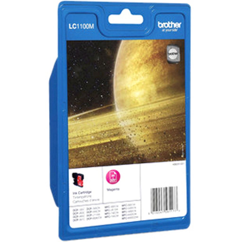Brother LC1100MBP, Magenta, Tinte auf Pigmentbasis, 1 Produktbild 