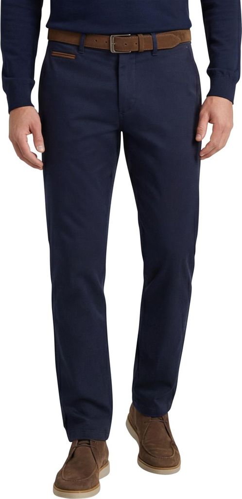 Gardeur Baumwollhose navy Benny normale Passform einfarbig Baumwolle