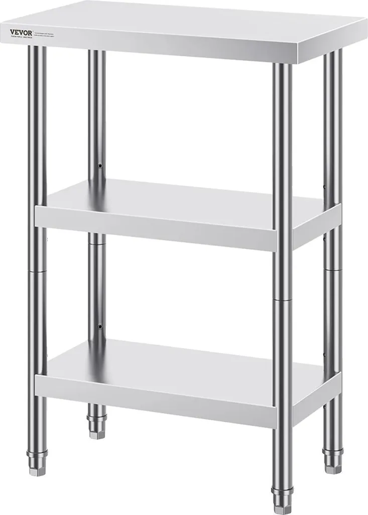 Établi compact inox 14x24 pouces pour optimiser votre espace de travail