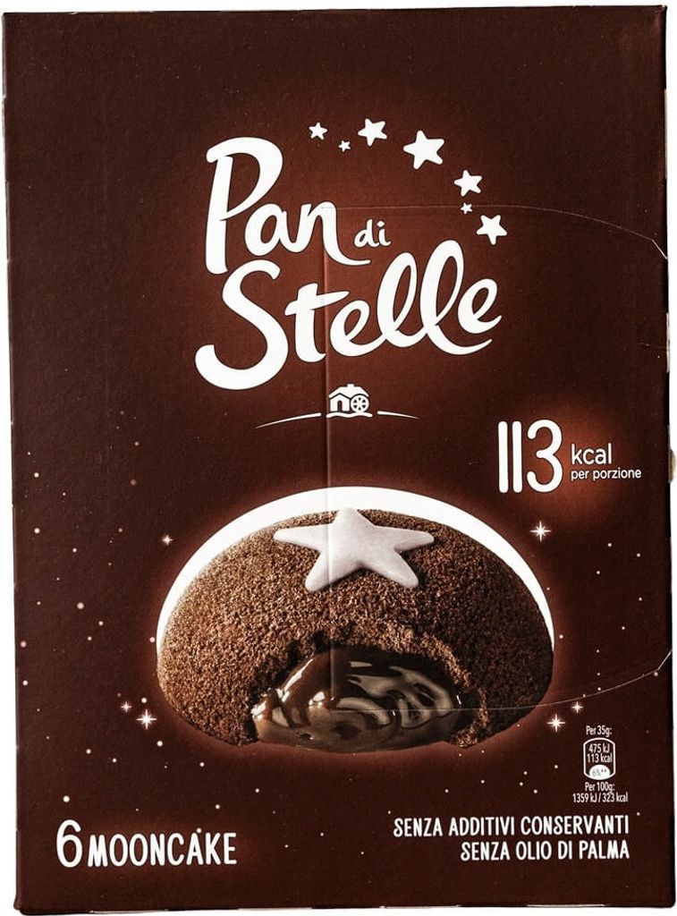 Mondkuchen schokoladengefüllte Muffins 210g - Pan Di Stelle Produktbild 