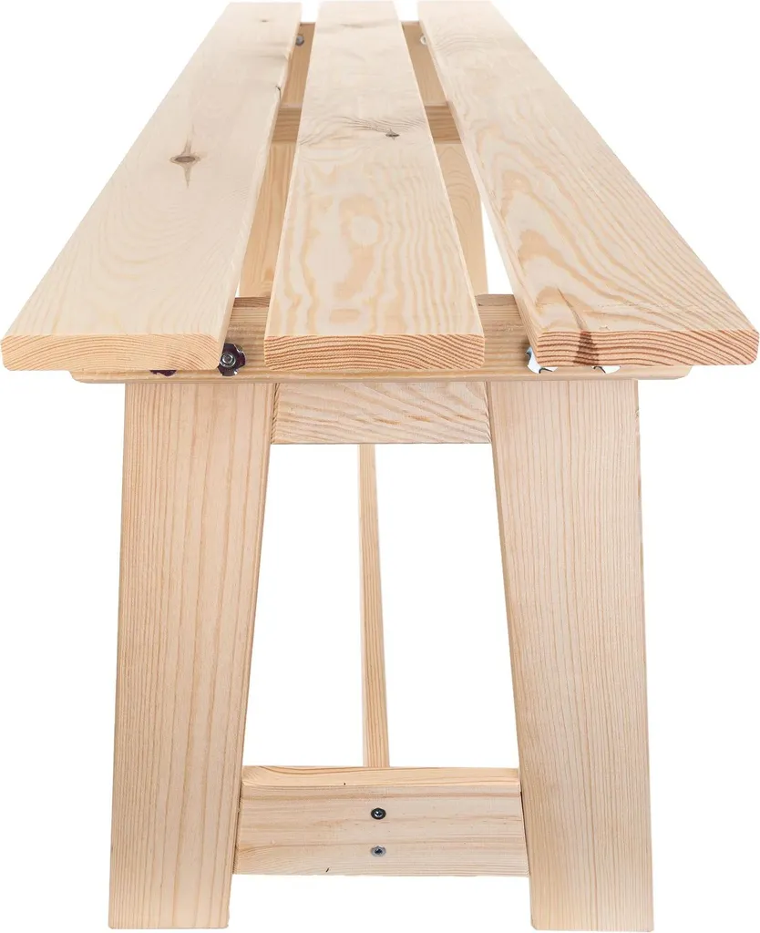 Panchina in Legno Professionale 119 cm - Arredo Urbano e Giardino - 1