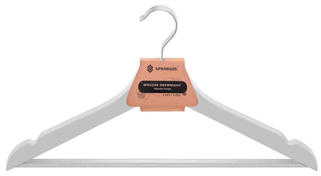 Perchas para ropa | Percha para ropa | 3 unidades | Gris Imagen del producto 