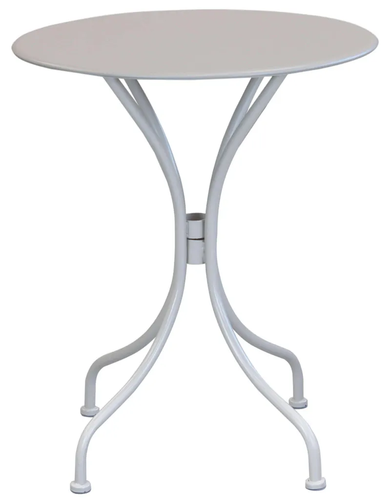 Petite table extérieure Ø60 stable et anti-rouille Iron Round pour pub