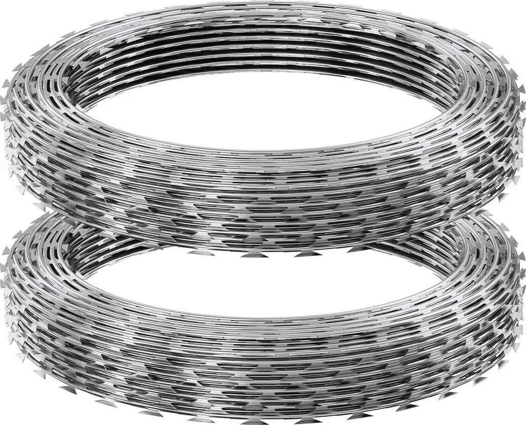 SucceBuy Filo Spinato Zincato 30m - 2 Rotoli per Recinzione Giardino Sicura